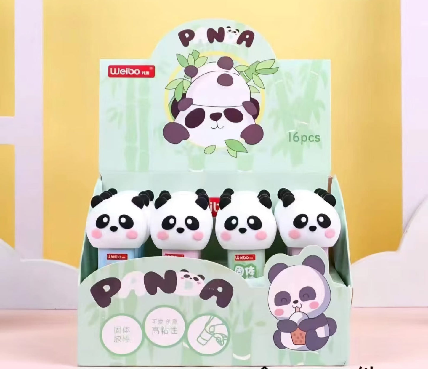固體膠 熊貓圖案 (原盒出)