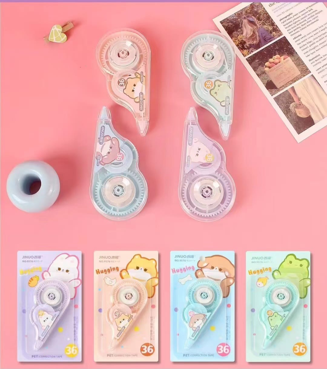 修正帶 動物圖案 (原盒出)