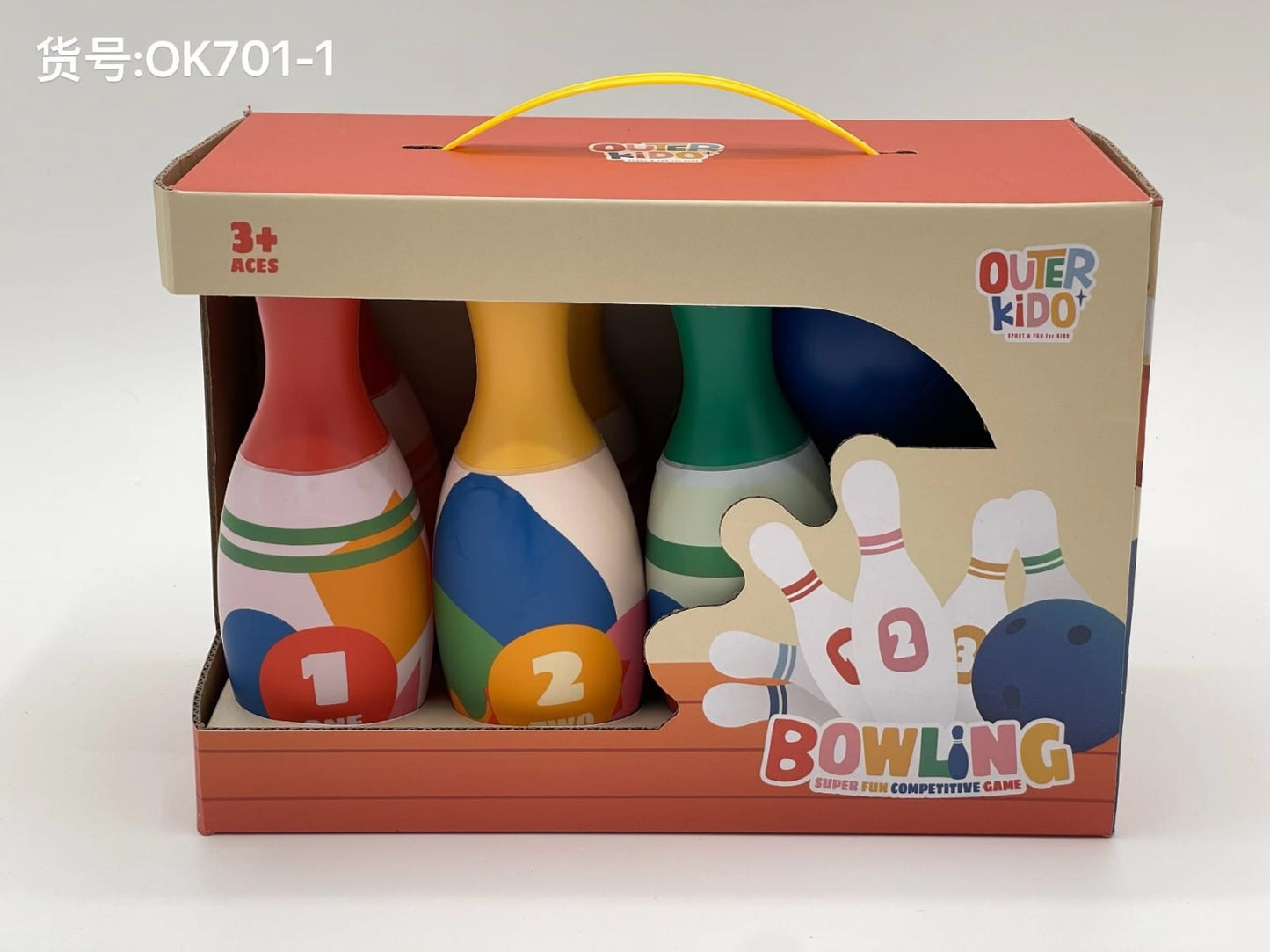 701保齡球7寸高一盒有6個樽一個球 (20個起訂)