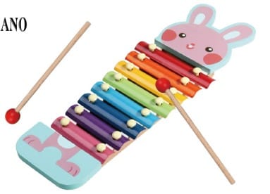 2081 兔子敲琴 彩盒包裝 (20個起訂)