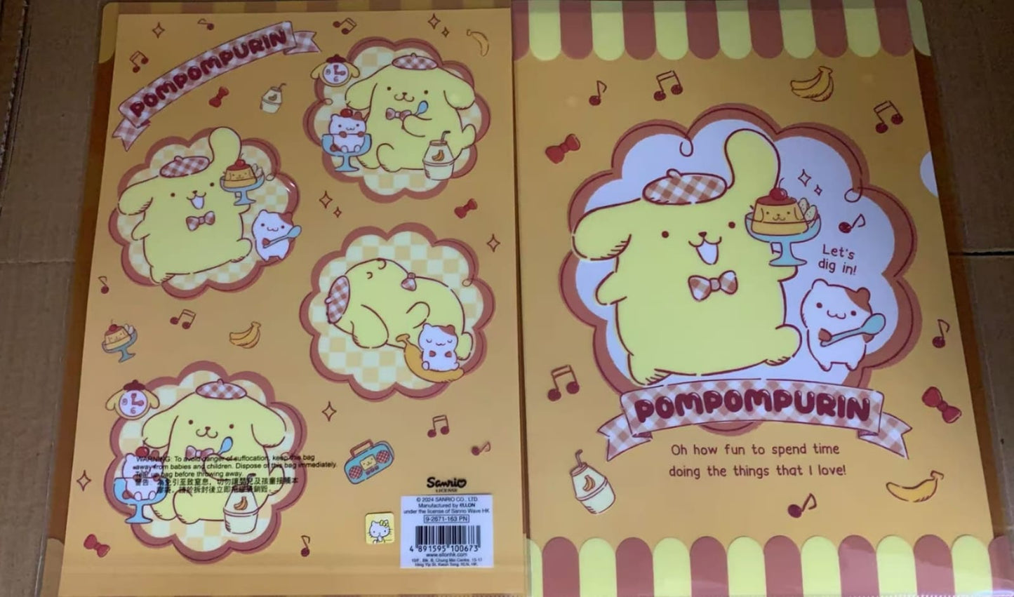 100673 PomPompurin A4 File (10個起訂)