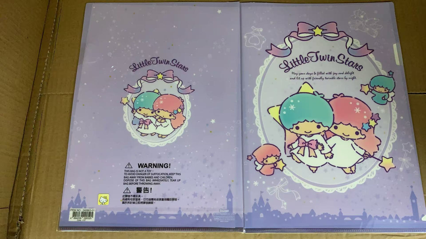 290525 Little Twin Stars A4 File (10個起訂)