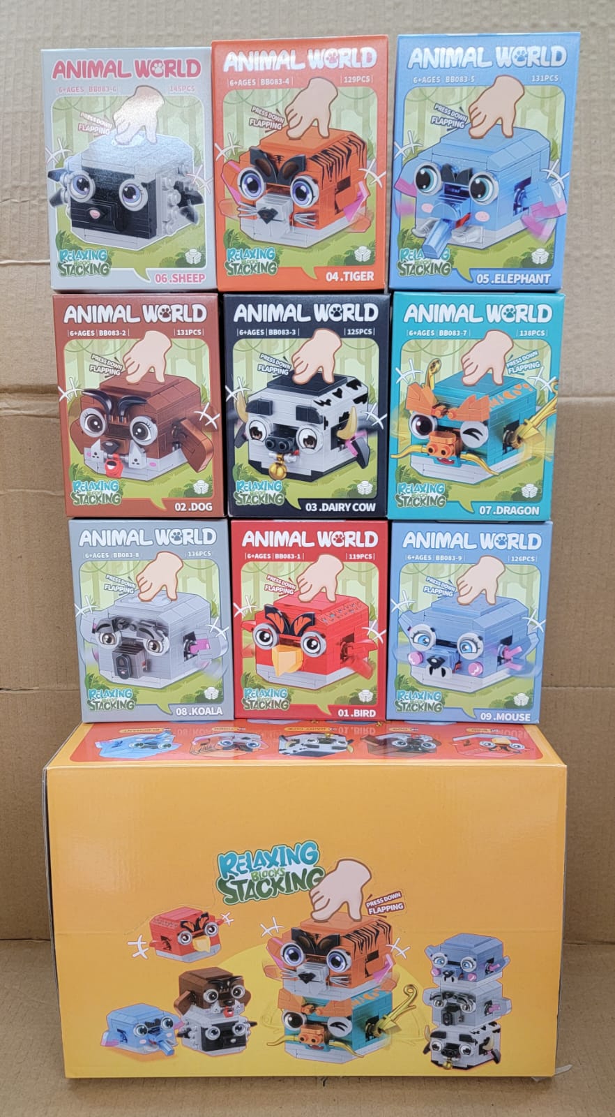 動物款積木 (原套出)