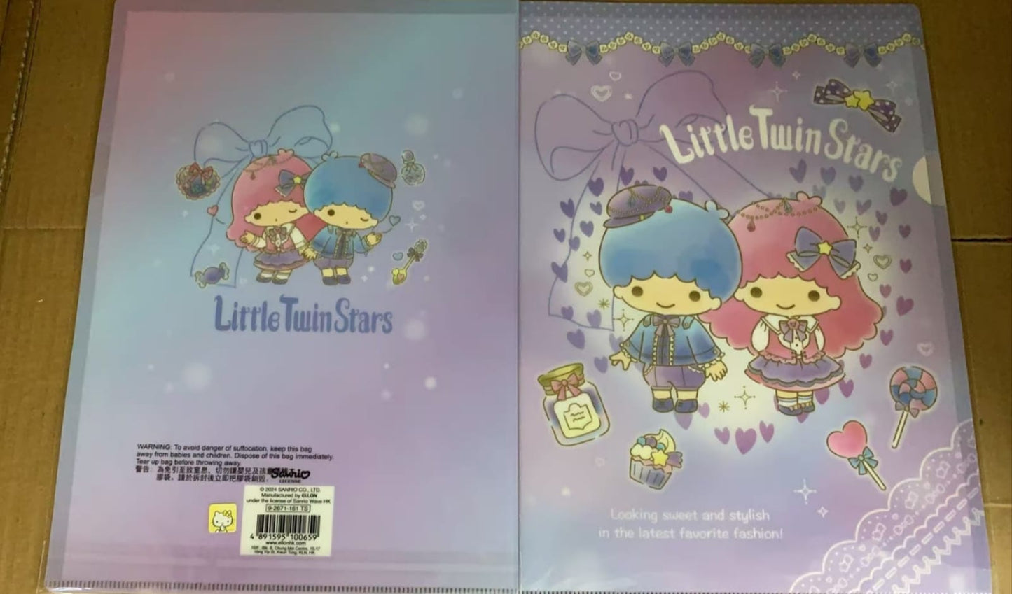 100659 Little Twin Stars A4 File (10個起訂)