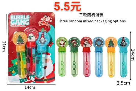 聖誕三支裝泡泡棒